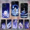 Genshin Impact Skirk Игра Для iPhone 12,Mini,16,X,17,Plus,11,Max,13,XR,15,Pro,14,SE,XS,Прозрачный Мягкий Чехол