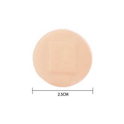 50 шт. круглых пластырей для первой помощи, водонепроницаемых, для заживления ран, пластырей