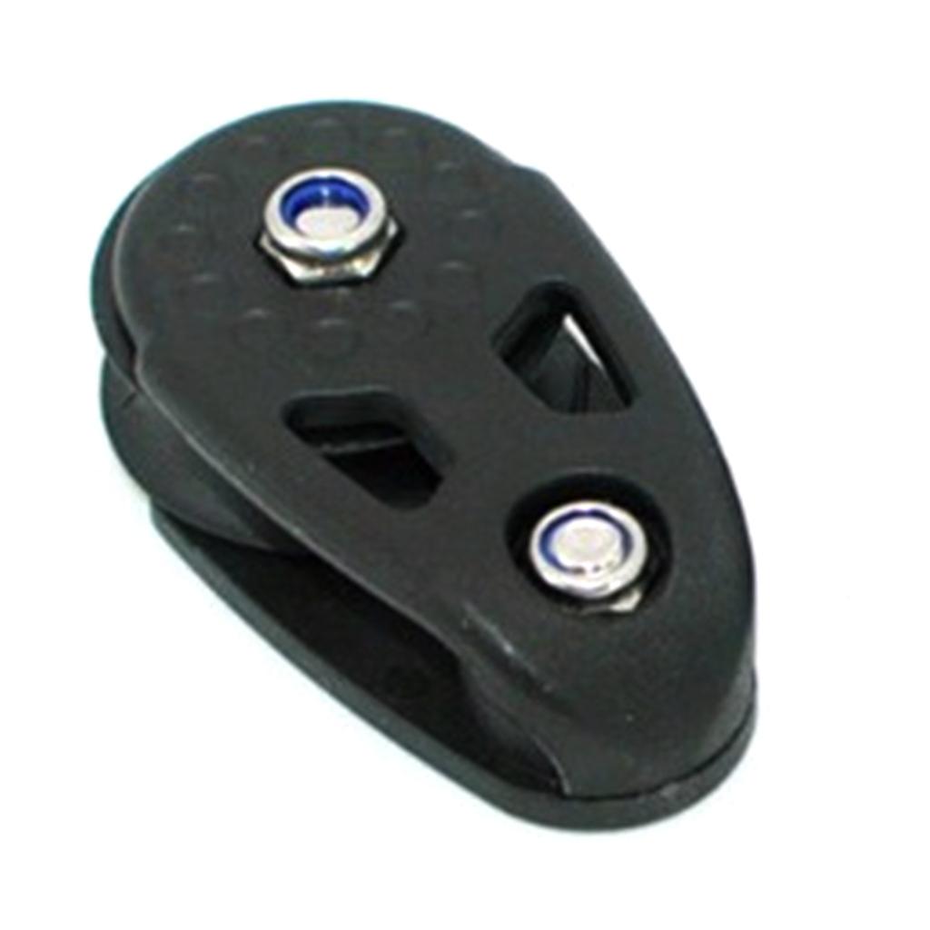Plastic Kayak Pulley Block Sheave Block Slide Rail Anchor Trolley Sheave Water Sport Hardware for Kayak Canoe Boat