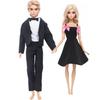Свадебная одежда для модной куклы-пары для Кена для куклы 30 см, аксессуары, платье, бальное платье, костюм, футболка, шорты, 1/6, кукольный домик 30 см (НЕТ КУКЛ)