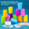 Educational Stacking Cup Game Intellectual Enlightenment Children Puzzle  Family Party Game