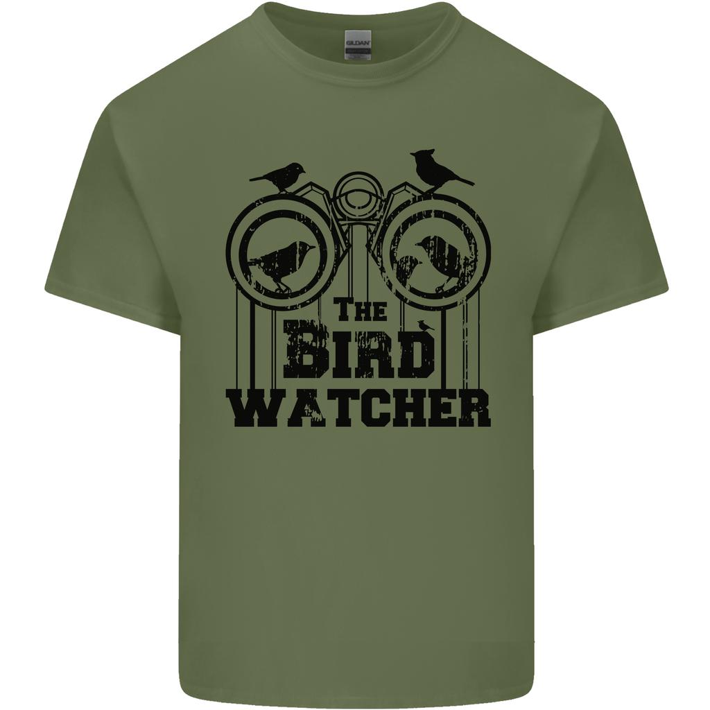 The Bird Watcher Watching Funny Unisexs Light Cotton TShirt