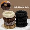 High Elasticity Thick Hair Band Set for Women - Elegant and Sweet Solid Color Pill Band, Soft and Not Tight Hairstyle, Suitable for Adults