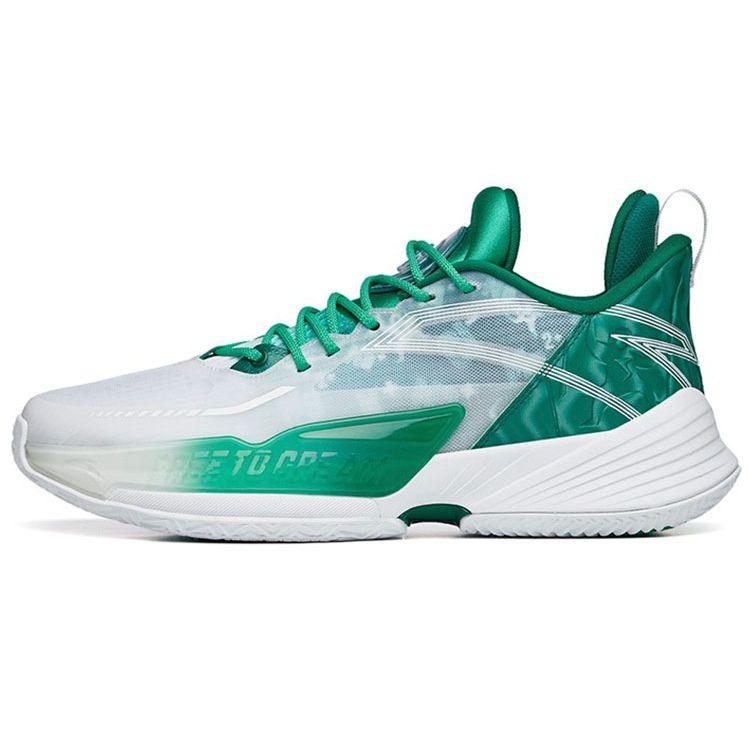 Anta Screaming X Light Madness 3 Nitrogen Technology Non-Slip Wear-Resistant Low-Top Basketball Shoes Men Sneaker Green 112221608S-1