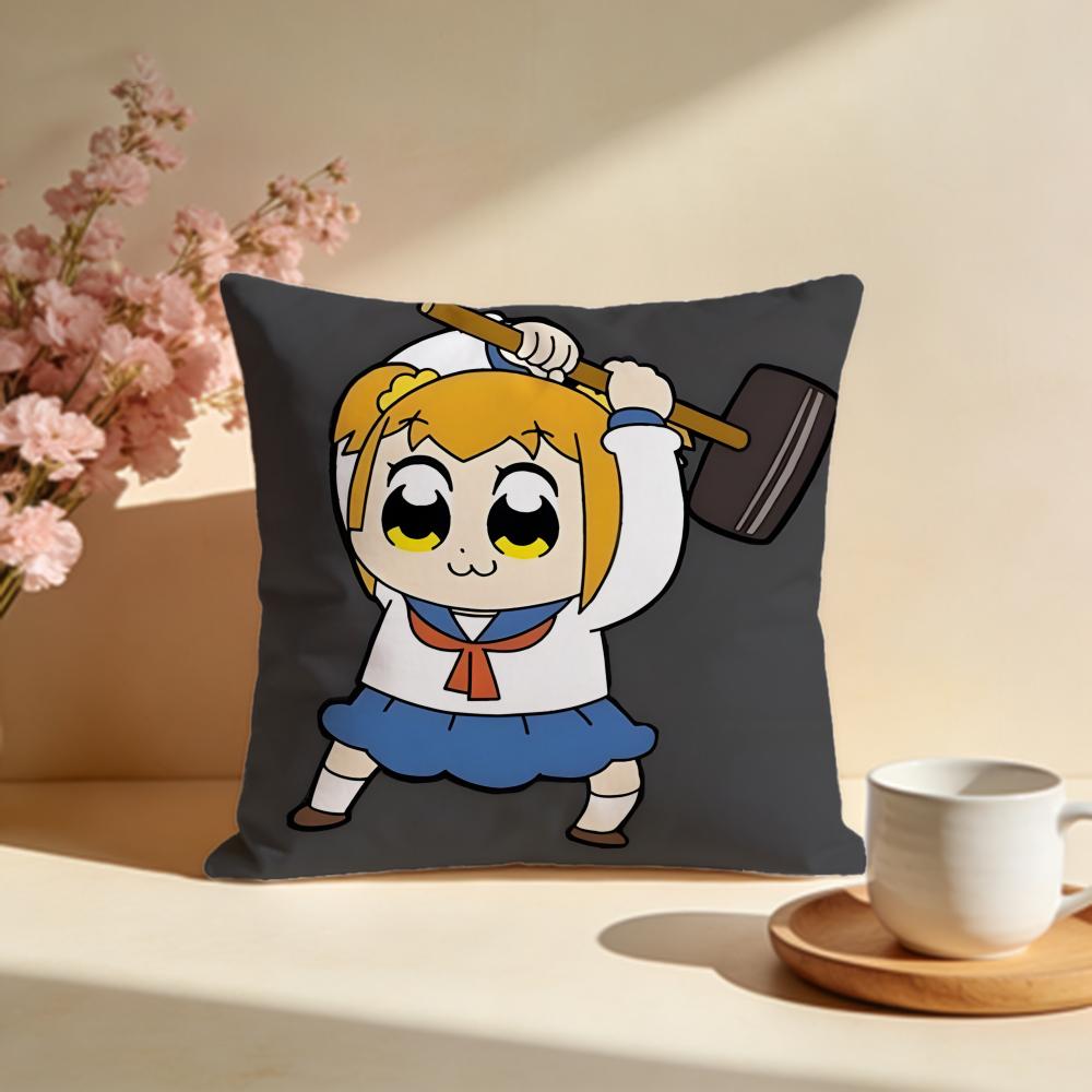 Fashion PPpop Team Epicful Cushion Cover Stylish Washable Pillow Cover Ideal for Couch Bedroom Car Decoration