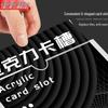 Transparent Acrylic Double-Layer Sign Holder