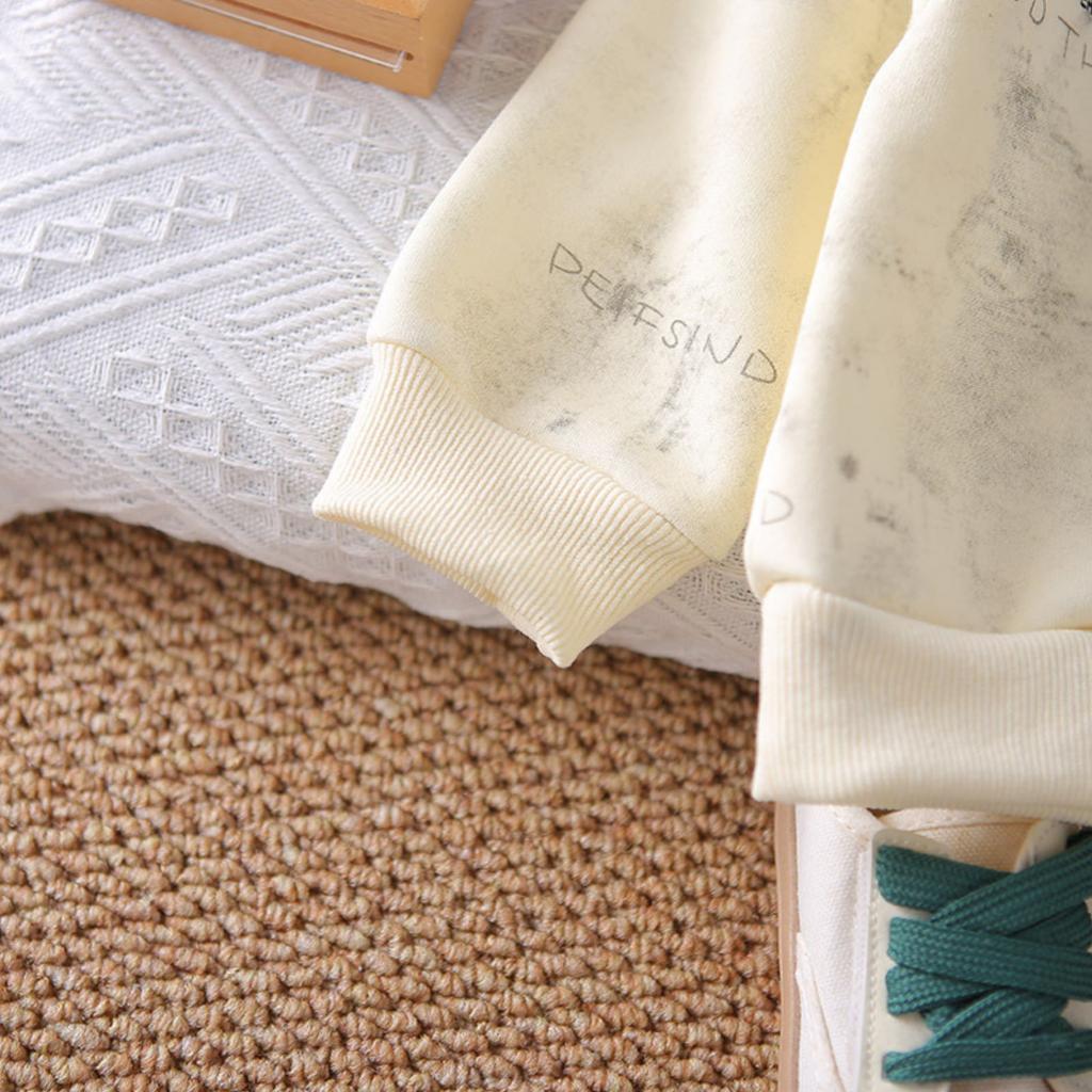 Детский повседневный комплект с длинным рукавом, удобные наряды для повседневной носки