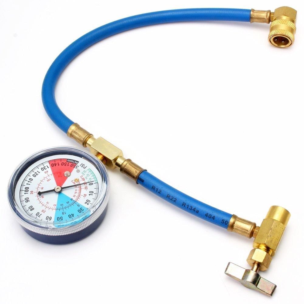 R134a Air Conditioner, Gas Charger, Hose with Meter, Gas Charge, Compatible with Japanese Air Conditioner Gas