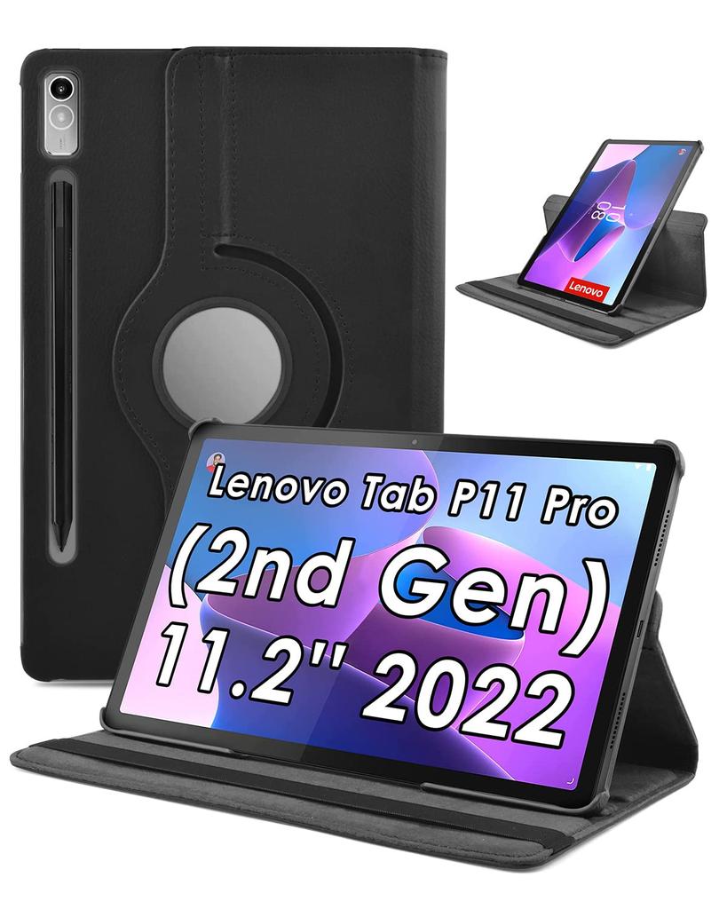 Вращающийся чехол для Lenovo XiaoXin Pad Pro 11,2 дюйма P11 Pro Gen 2 TB-132FU 2022, чехол из искусственной кожи, планшет Funda Pad Pro 2022, 11,2 дюйма;