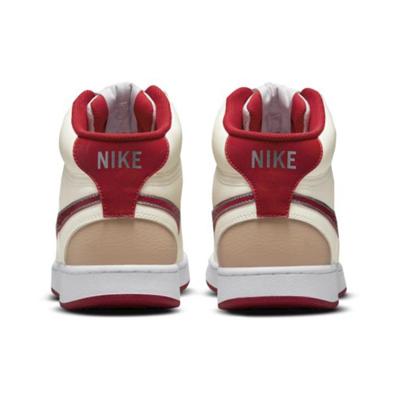 Nike Court Vision Mid Top Sneakers White/Red DQ4977-161