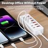 6 USB 6 Type C Зарядное устройство Сетевой фильтр Универсальное Быстрая зарядка Зарядное устройство для телефона Адаптер Электрическая розетка Удлинитель Настольная розетка