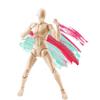 Gnallang Drawing Movable Comes with Changeable Model Cartoon Muscular Male Skin Color Doll, Joints, Stand, Gestures, Doll, Model, Body, -