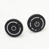 2x Central Dash Control Volume Switch Button Cover For Maserati Ghibli 2013-2016