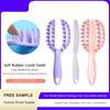 Plastic Hairdressing Comb 2 in  1 Openwork Comb High Quality Massage Comb  Wash Hair