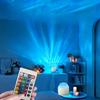 RGB Ocean Wave Aurora Lamp 16 Colors Atmosphere Projector New Waterripple Aurora Light  Night