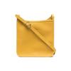 Longchamp Le Foulonné 20 Solid Color Zipper Adjustable Shoulder Strap Calfskin Crossbody Bag Small Women crossbody bag Yellow 10138021635