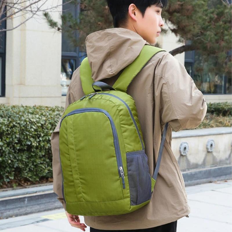 Складной рюкзак для спорта на открытом воздухе, мужской и женский повседневный дорожный легкий рюкзак