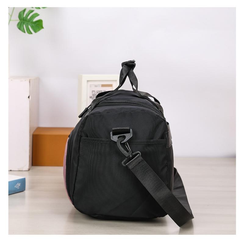 New Leisure Sports Fitness Bag Unisex Fashion High Capacity Short Distance Travel Bag Dry and Wet Separation Independent Shoe Pocket Nylon Luggage Bag