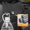 Universal Car Seat Double Hooks Hidden Car Hooks Car Headrest Hook  Car Interior Accessories