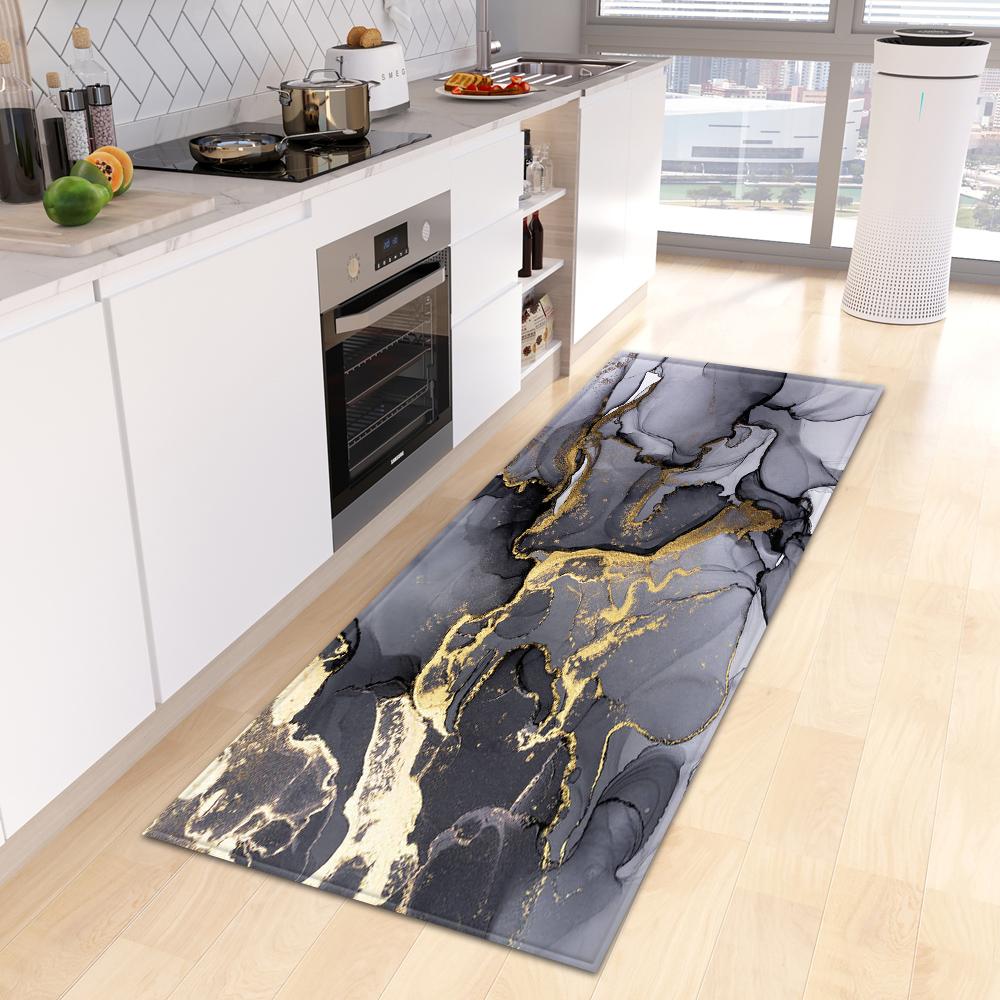 Современный кухонный ковер, коврик для двери крыльца, домашняя ванная комната, спальня, пол, коридор, дверной коврик, нескользящий коврик