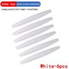 4/6Pcs Car Bumper Anti-collision Strips Door Body Scratch Automotive Protective Tape Strips Door Guard Lip Stickers Accessorie