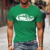 Summer Man T-Shirt Fashion Loose Casual T-shirts Men's Clothes Classic Car Printed Graphic Crewneck Short Sleeves Tops Men Clothing