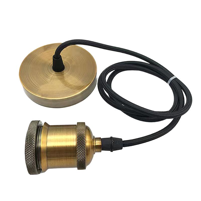 1 шт. Винты для люстры Керамическое основание с потолочным основанием Арматура E27 Винтажный Античная медь Патрон для лампы