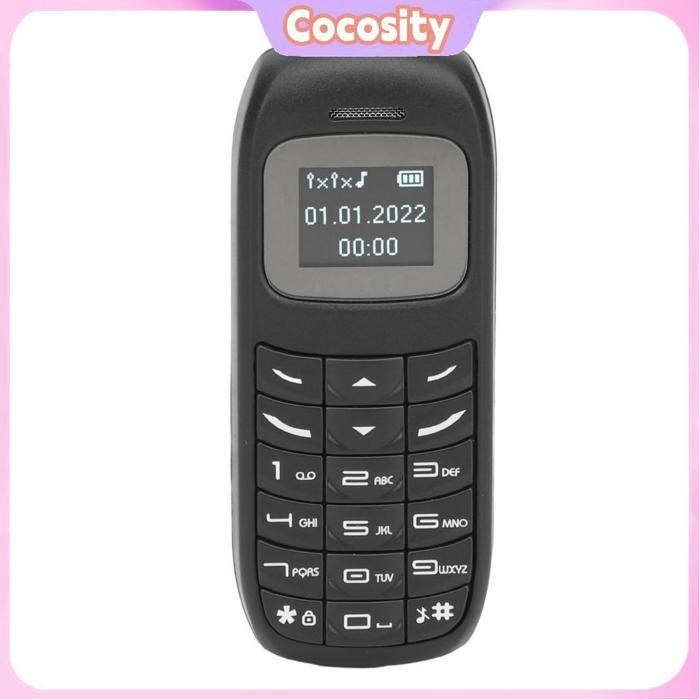 Mini téléphone portable COCOSITY BM70, double SIM, Bluetooth, écran 0,66 pouce