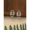 Metal Geometric Wire Hollow Rugby Women's Earrings Earrings Earrings Sports Ball Enthusiasts Accessories Party, Club Earrings