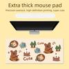 30*80см Милый коврик для стола с принтом медведя, коврик для игровой комнаты, коврик для кабинета, особо толстый, нескользящий, износостойкий, мультяшный коврик для ноутбука, коврик для мыши