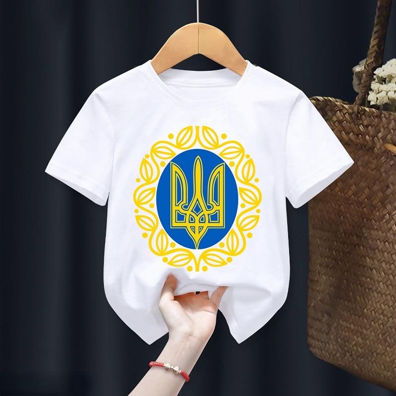 Women's T-shirt Lovely Ukrainian T-shirt Harajuku Adult T-shirt Unisex Top Short Sleeve T-shirt