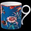 Wedgwood Crimson Peony Blue Ceramic Mug