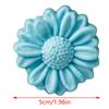 5Pcs 5Cm Various Flower Designs Silicone Mold Chocolate Pudding Ice Mould Cupcake Cake Tools Diy Mini Soap Candle Molds