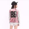 Dance Girl Clothes Sequins Suit K-pop Stage Outfit Fashion Jazz Dance Costume Children Hip-hop Cool Wear 3Pcs