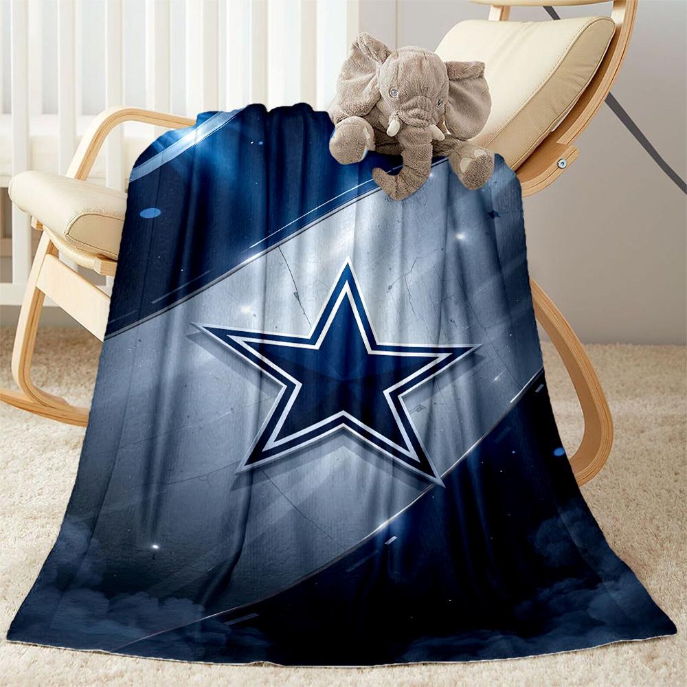Dallas Blanket Soft & Cozy Suitable for Office Chair Seaside Four Seasons Universal Warmthful Decor Unique Gift for Family and Friends Camping