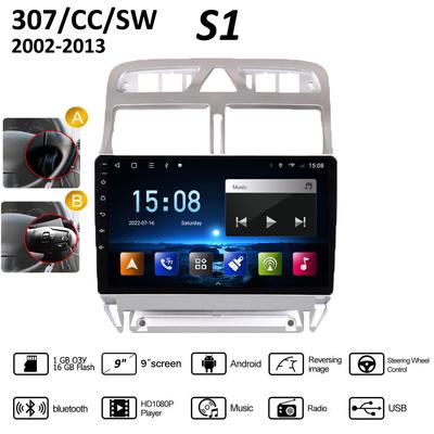 Автомобильный радиоприемник Android GPS-навигатор для Peugeot 307 307CC 307SW 2002-2013 мультимедийный стерео Wi-Fi видео 2din 2 DIN 1 + 16 ГБ
