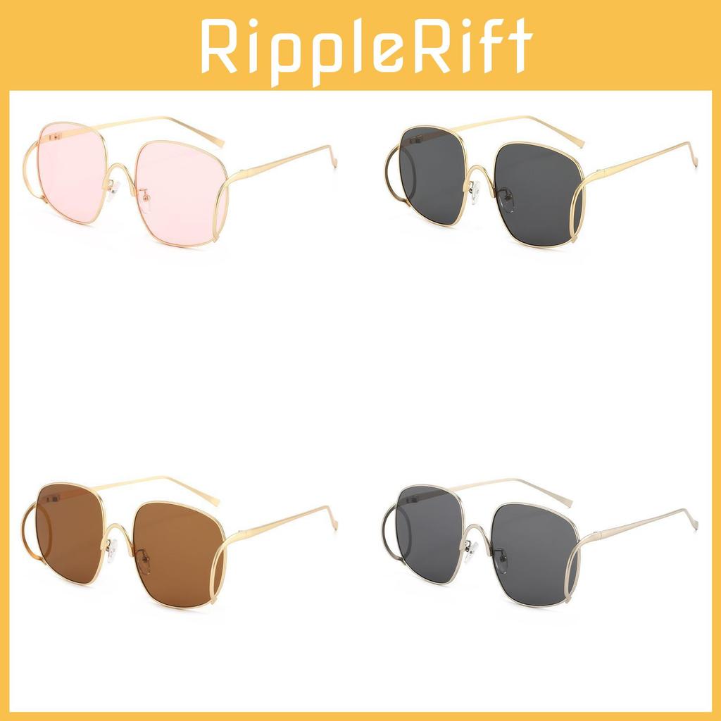 Fashion Metal Square Frame Sunglasses With For Men Women Outdoor Activities