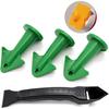 Caulking Tool Kit with Plastic Shovel Scraper 3 Different Size Nozzles for Kitchen Bathroom Floor Sealant Caulk Window Sink Joint