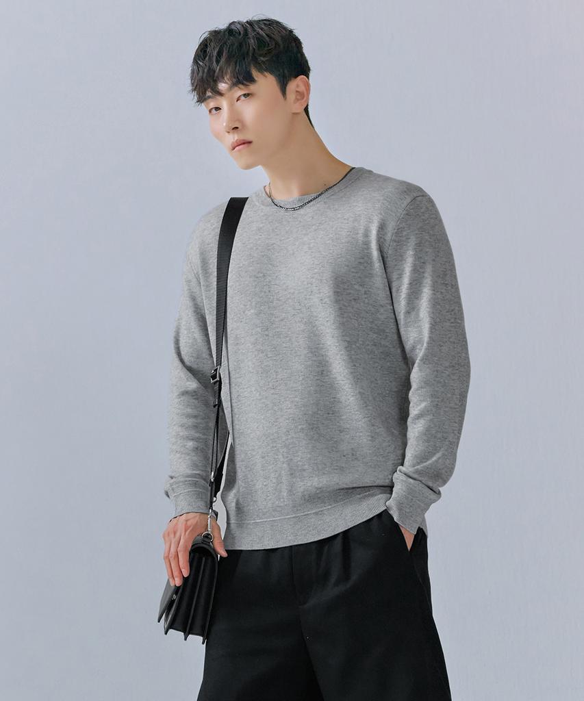 CHASECULT Men'S Basic Round Neck Knit-Cfzk5211C0B