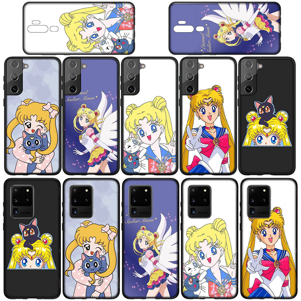Чехол для iPhone 16 15 Xiaomi Redmi Note 14 13 12 11 Pro Max X 8 9 16e Samsung Galaxy S25 S24 S23 Moto G85 OPPO Huawei Sailor Comics Moon Чехол для телефона