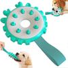 Toothbrush Dog Toys for Chew Cleaning, Indestructible Dog Toys for Aggressive Chewers, Durable Rubber Dog Toys for Small and Large Breeds