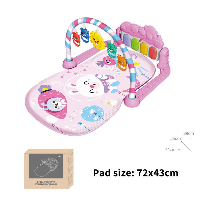 1 Set Music Pedal Piano Multifunctional Children Fitness Frame Take Exercise Infant Leg Stamina Gym Crawling Frame Baby Toy