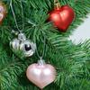 12Pcs Creative Heart Shaped Tree Ornaments Ornaments Lovely Christmas Gift