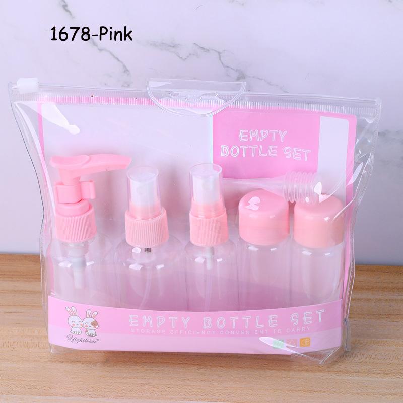 Портативный дорожный многоразовый набор пустых бутылок, контейнер для шампуня и геля для душа, может распылять лосьон, розлив в бутылки