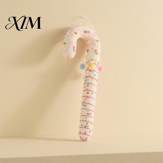 Seasonal Party Table Decorations Christmas Foam Ornament, Large Candy Cane Lollipop Gingerbread Gift Box Kids Safe Holiday Tree Hanging Decoration