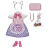 Takara Tomy Dress Nekoneko Bakery Dress Pretend Play Toy for Ages 3 and Up Licca-chan LW-13 Set, Dress-Up