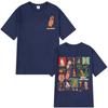 2025 Summer The Latest 100% Pure Cotton Printed T-shirt for Is Comfortable, Breathable, High-quality and Unisex Short-sleeved