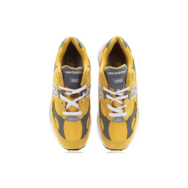 New Balance Nb 992 Ретро Удобные Низкие Повседневные Кроссовки для Бега Унисекс кроссовки Желтый M992BB(D)
