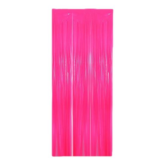 Metallic Tinsel Foil Fringe Curtains Colorful Iridescent Tinsel Streamer Backdrop Decor
