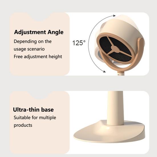 Портативная вытяжка с устойчивым основанием, мощное всасывание, регулируемый угол наклона, низкий уровень шума